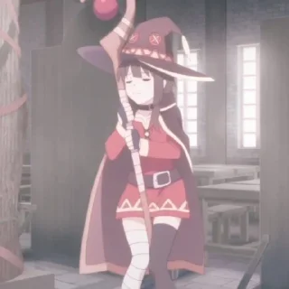 🐚 emoji ✩ megumin ⸝⸝ @yourtikel Telegram sticker 16 of 55