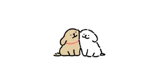 🌟 emoji 线条小狗 Telegram sticker 16 of 57
