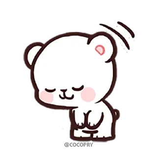 😌 emoji @Opstickerpacks ✨Milk Mocha 💖 Telegram sticker 14 of 80