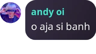 Sticker from andy oi