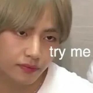 😘 emoji Taehyung meme @VANTEKING'S Telegram sticker 19 of 41