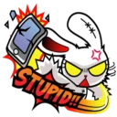 😤 emoji Bloody Bunny @Amirul_zaimi Telegram sticker 22 of 43