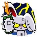 ⚡ emoji Bloody Bunny @Amirul_zaimi Telegram sticker 16 of 43