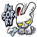 🙏 emoji Bloody Bunny @Amirul_zaimi Telegram sticker 7 of 43