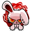 😏 emoji Bloody Bunny @Amirul_zaimi Telegram sticker 11 of 43