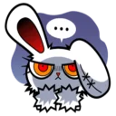 🤔 emoji Bloody Bunny @Amirul_zaimi Telegram sticker 12 of 43