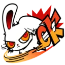 Sticker from Bloody Bunny @Amirul_zaimi