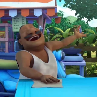 🌚 emoji Upin Ipin meme Telegram sticker 16 of 24