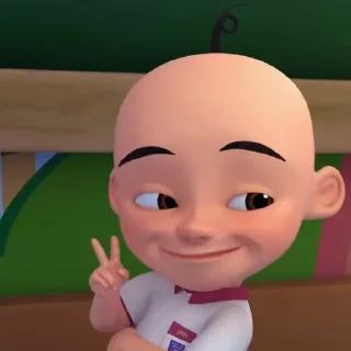 🌚 emoji Upin Ipin meme Telegram sticker 8 of 24