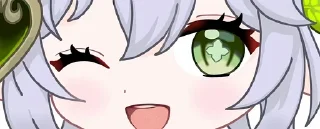 😉 emoji 纳西妲表情包 @karako_c Telegram sticker 8 of 33
