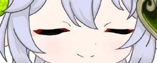😌 emoji 纳西妲表情包 @karako_c Telegram sticker 23 of 33
