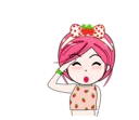 👮 emoji strawberry lady Telegram sticker 18 of 40