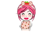 👩 emoji strawberry lady Telegram sticker 15 of 40