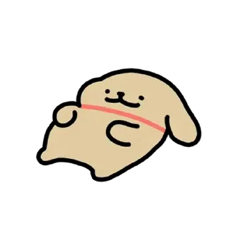 😋 emoji 안녕! 나는 아가 리트리버! @moe_sticker_bot Telegram sticker 12 of 24