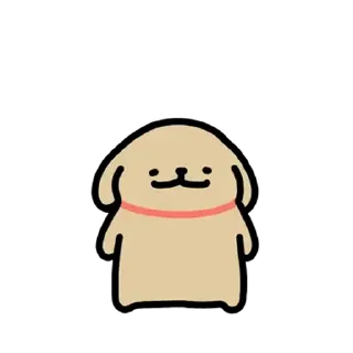 😄 emoji 안녕! 나는 아가 리트리버! @moe_sticker_bot Telegram sticker 14 of 24