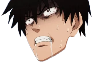 😰 emoji Saitama's Head (@NepthanCreation) Telegram sticker 12 of 41