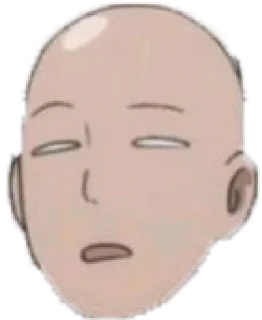 😴 emoji Saitama's Head (@NepthanCreation) Telegram sticker 9 of 41