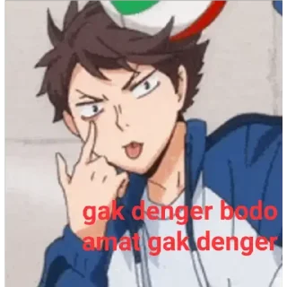 😝 emoji Haikyuu (@NepthanCreation) Telegram sticker 20 of 32