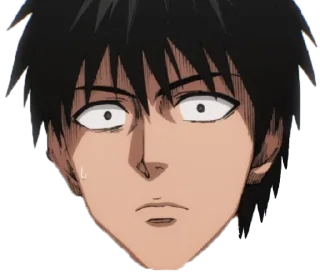 😟 emoji Saitama's Head (@NepthanCreation) Telegram sticker 20 of 41