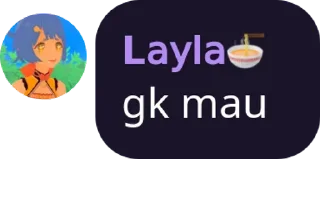 🍜 emoji layla suka mie ayam Telegram sticker 23 of 25