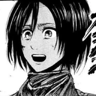 🗞 emoji ⋆ ࣪🗞 ִֶָ Mikasa お @Cupidreams ٭࣭ ٠ 𓆪 Telegram sticker 5 of 60