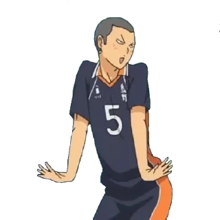 🥴 emoji Haikyuu (@NepthanCreation) Telegram sticker 8 of 32