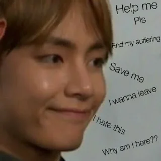 😘 emoji Taehyung meme @VANTEKING'S Telegram sticker 5 of 41