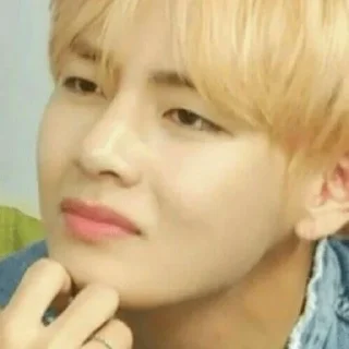 😘 emoji Taehyung meme @VANTEKING'S Telegram sticker 4 of 41