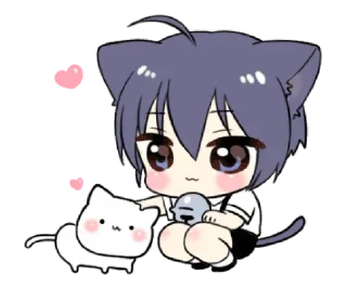 🐱 emoji Blαckie Cαt ! ¦ @GVCCIBURRY ˎˊ- Telegram sticker 21 of 25