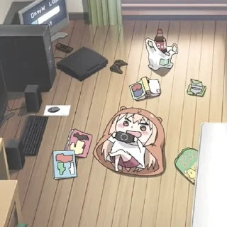 🍕 emoji ❝Umaru Doma✰❞ @Mcchltte Telegram sticker 14 of 50