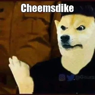 🤔 emoji Cheems | @tarahume | @StickerXtara Telegram sticker 23 of 34