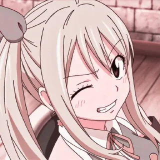 🦴 emoji 𝐥ucy 𝐡eartfilia ## @wkcipe Telegram sticker 16 of 70
