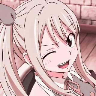 🦴 emoji 𝐥ucy 𝐡eartfilia ## @wkcipe Telegram sticker 15 of 70