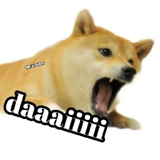 😡 emoji Cheems Telegram sticker 20 of 29