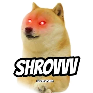 😡 emoji Cheems Telegram sticker 19 of 29