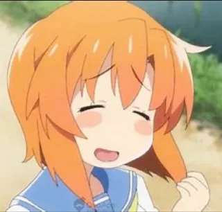 😄 emoji Rena (Higurashi) Telegram sticker 17 of 24