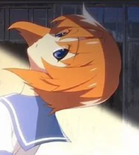 😮 emoji Rena (Higurashi) Telegram sticker 9 of 24