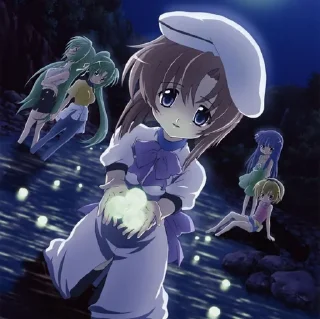 😏 emoji Higurashi @TikelAnimeXixixi Telegram sticker 7 of 20