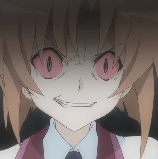 😏 emoji Higurashi @TikelAnimeXixixi Telegram sticker 13 of 20