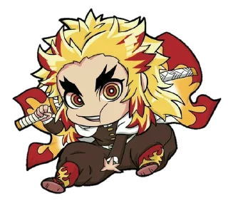 🔥 emoji KNY Chibi ➜ @animee_stickers Telegram sticker 10 of 60