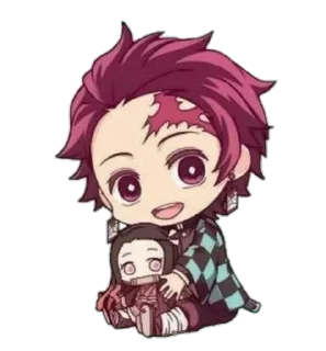 😄 emoji KNY Chibi ➜ @animee_stickers Telegram sticker 13 of 60