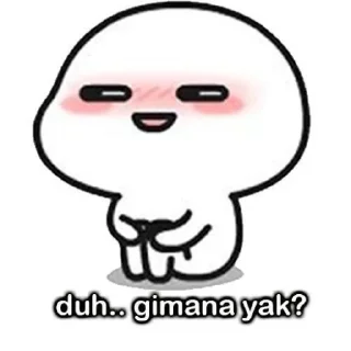 💢 emoji Ga tau Telegram sticker 8 of 100