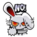 Sticker from Bloody Bunny @Amirul_zaimi