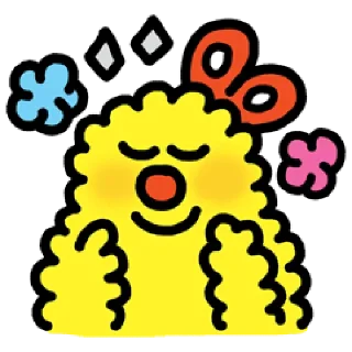 💬 emoji 블루 &amp; 옐로 By @KakaoEmoticon Telegram sticker 22 of 40
