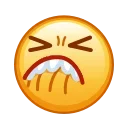 😖 emoji ᯤ @MaximXStickers Telegram sticker 23 of 50