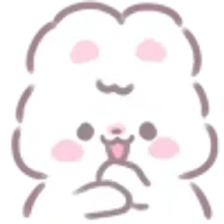 ☺️ emoji Cloudy Kitty 💗 [@CuteStickerStore] Telegram sticker 11 of 27