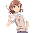 ⚡ emoji Misaka Mikoto Telegram sticker 5 of 51