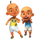 😁 emoji Upin Ipin Telegram sticker 8 of 9