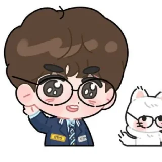 🐹 emoji sung hanbin boys planet center by @seonghanbeen Telegram sticker 4 of 15