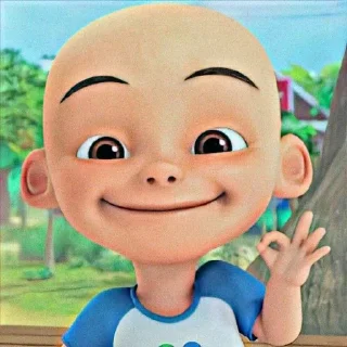 🧺 emoji ≛ meme upin & ipin @zrylly ≛ Telegram sticker 17 of 34
